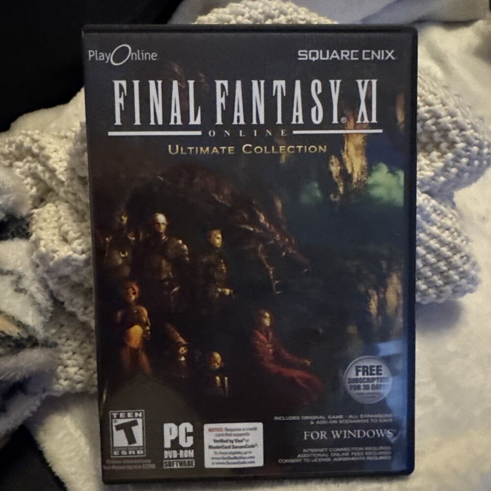 Final Fantasy XI Online Ultimate Collection PC Complete w/Manual All Inserts